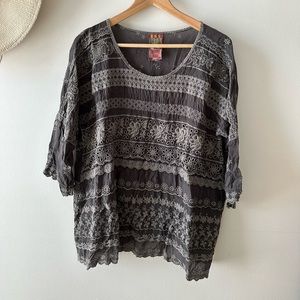 Johnny Was Eyelet Top